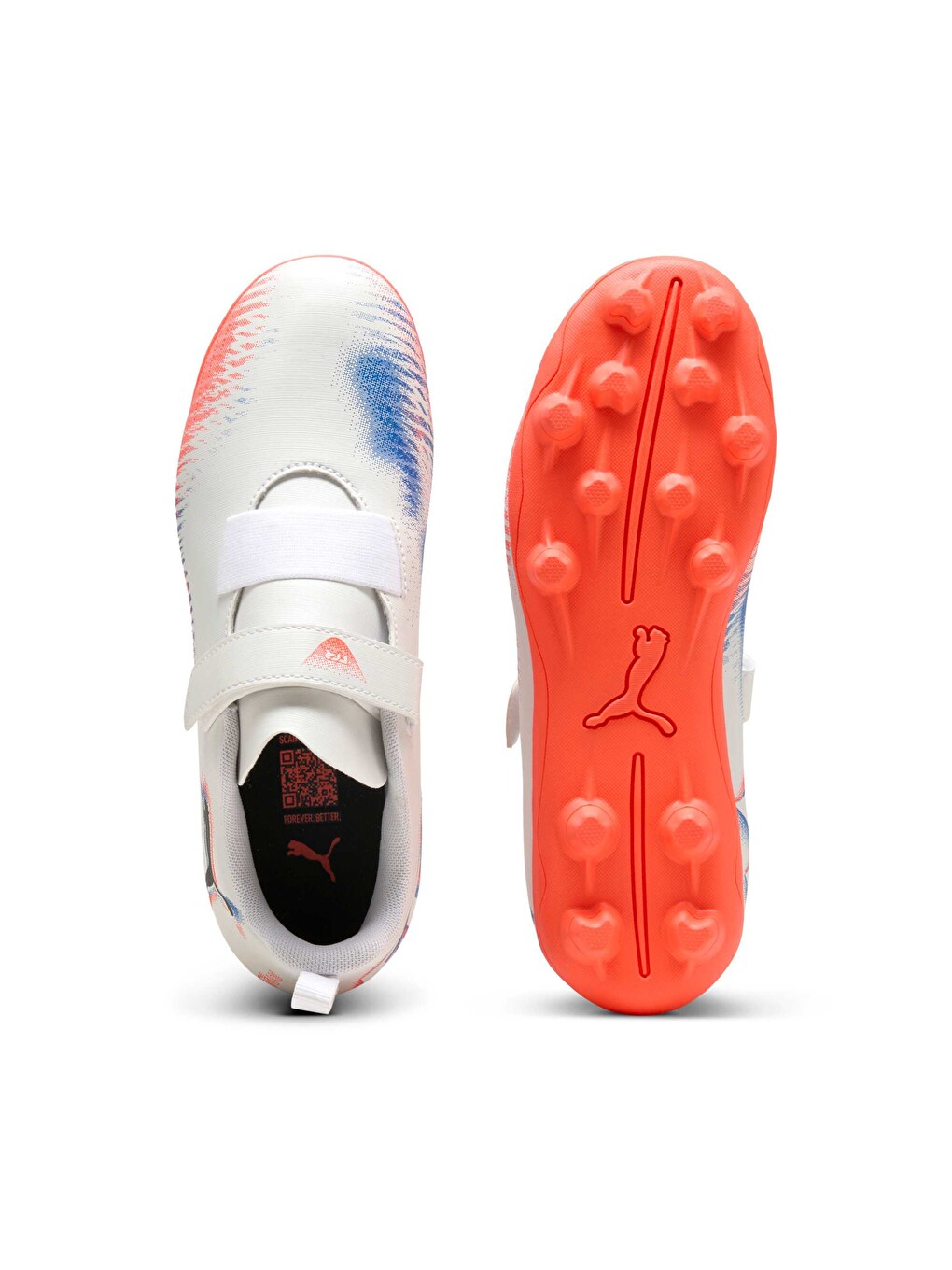 Beyaz Future 8 Play Fg/ag Çocuk Kramponu-3