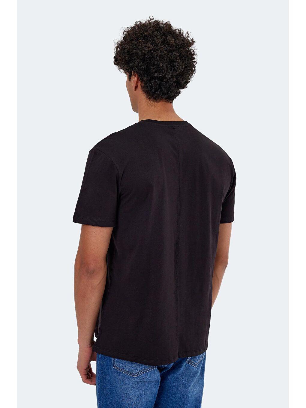 SLAZENGER Siyah KATELL OVER Erkek T-Shirt Siyah - 1