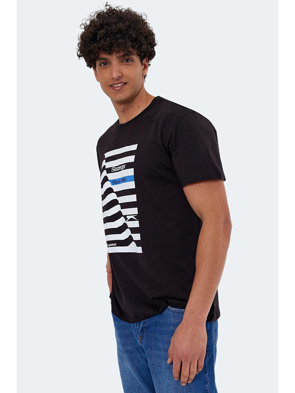 SLAZENGER Siyah KATELL OVER Erkek T-Shirt Siyah - 2