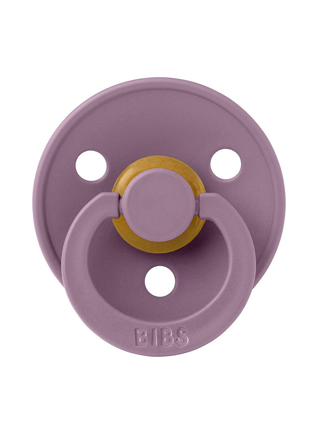 BİBS Colour Simetrik Kauçuk Emzik-Mauve - 1