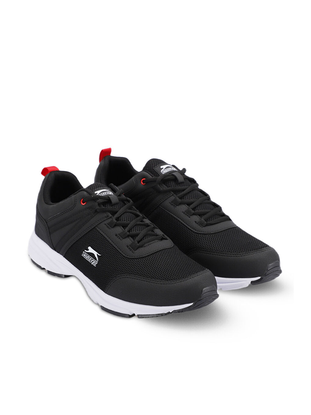 PLANE Büyük Beden Erkek Sneaker Ayakkabı Siyah / Beyaz-1