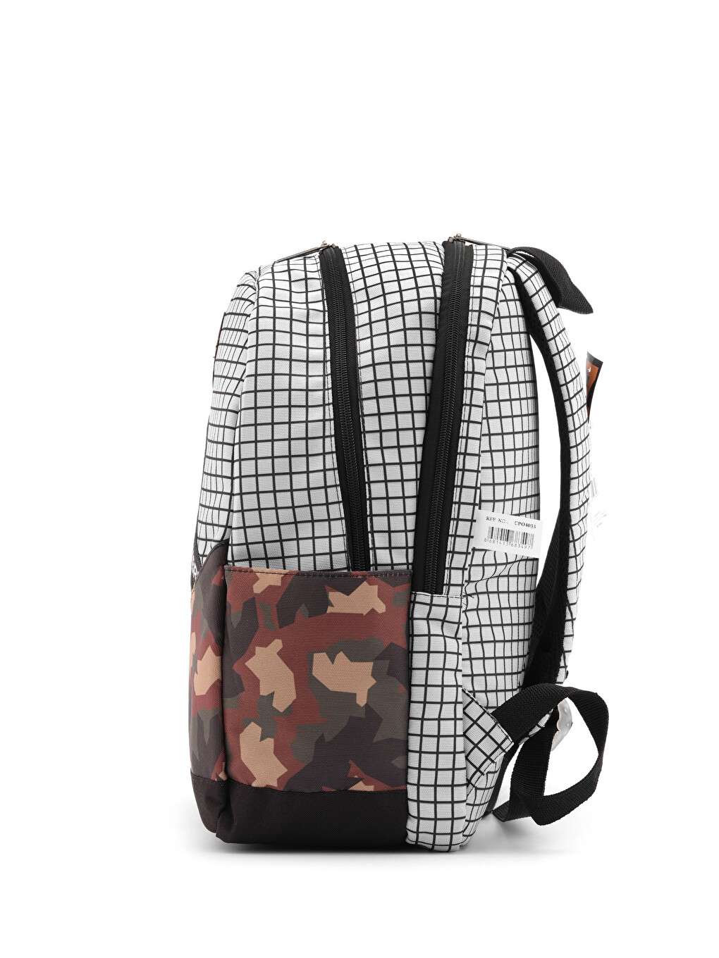 Yeşil Kamuflaj Laptop Bölemli Unisex Sırt Çantası-3
