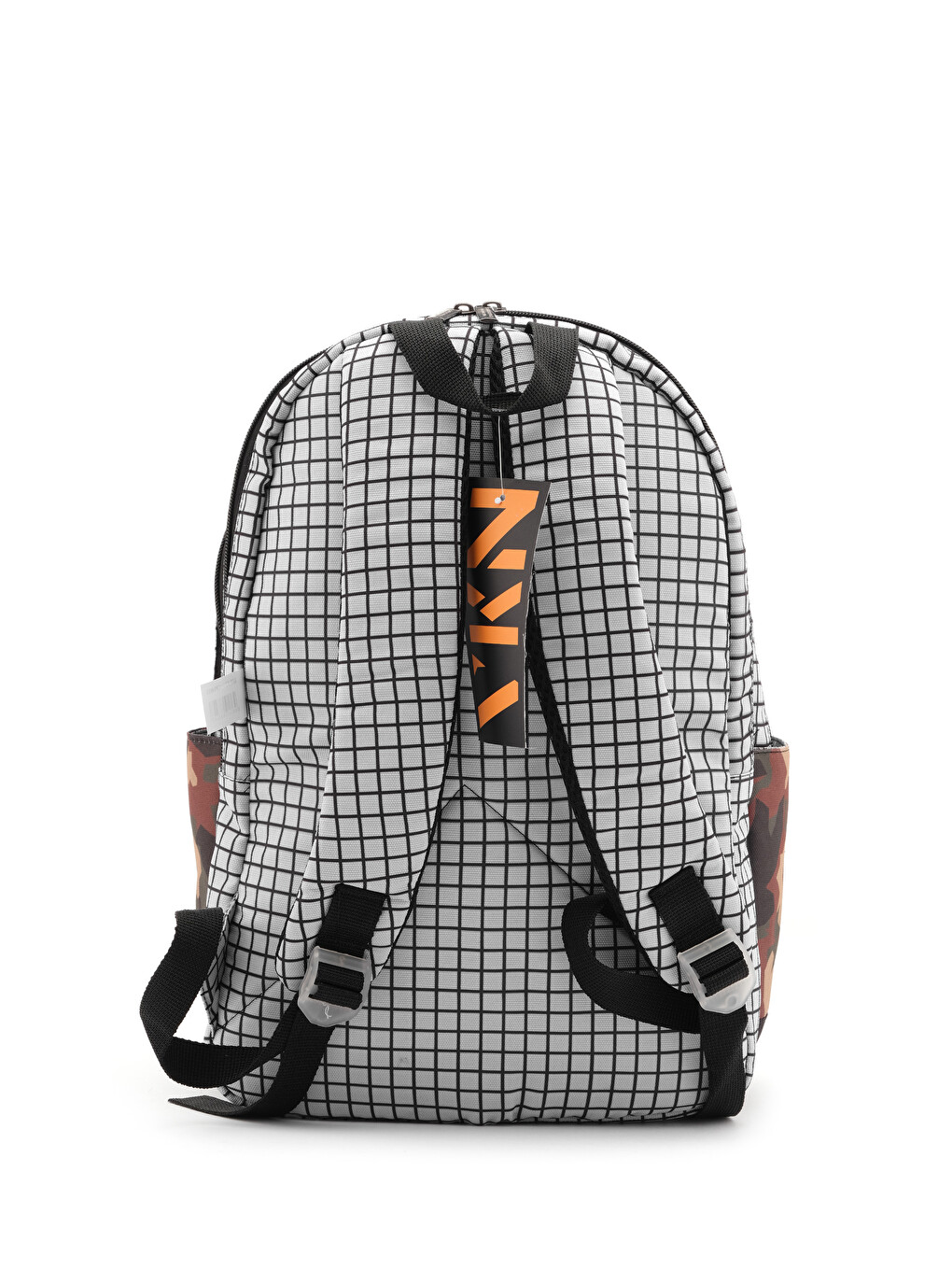 Yeşil Kamuflaj Laptop Bölemli Unisex Sırt Çantası-4