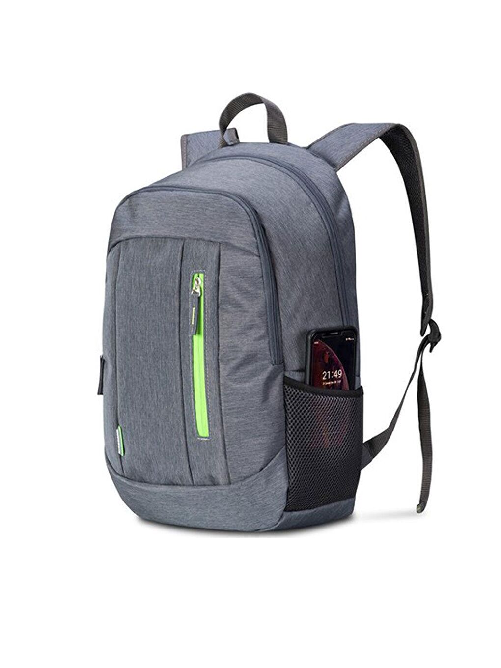 Gri WTXPro Su Geçirmez 15.6 Laptop Sırt Çantası