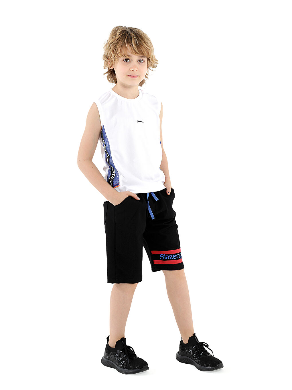 PAULIEN Erkek Çocuk Şort Siyah-5