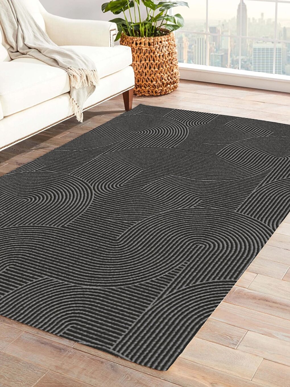 Rölyef Halı 150X220 Joy Antrasit ANTRASIT