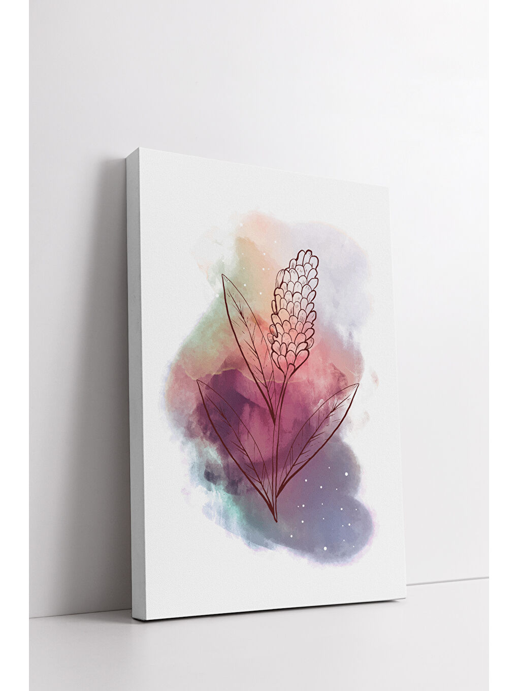 Beyaz Dekoratif 3 Parça Kanvas Tablo - 3CNVS11 - 50 x 70-2