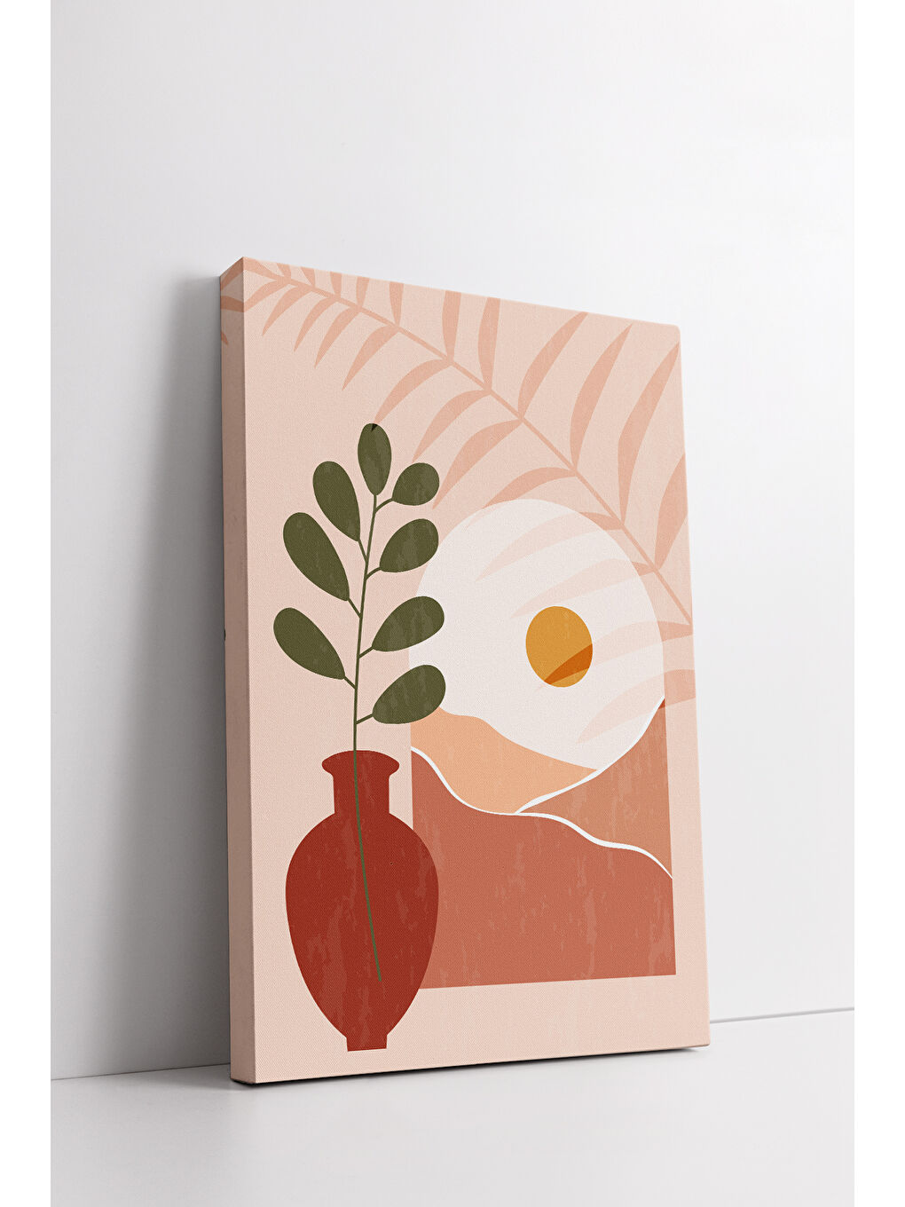 Beyaz Dekoratif 3 Parça Kanvas Tablo - 3CNVS12 - 50 x 70-1