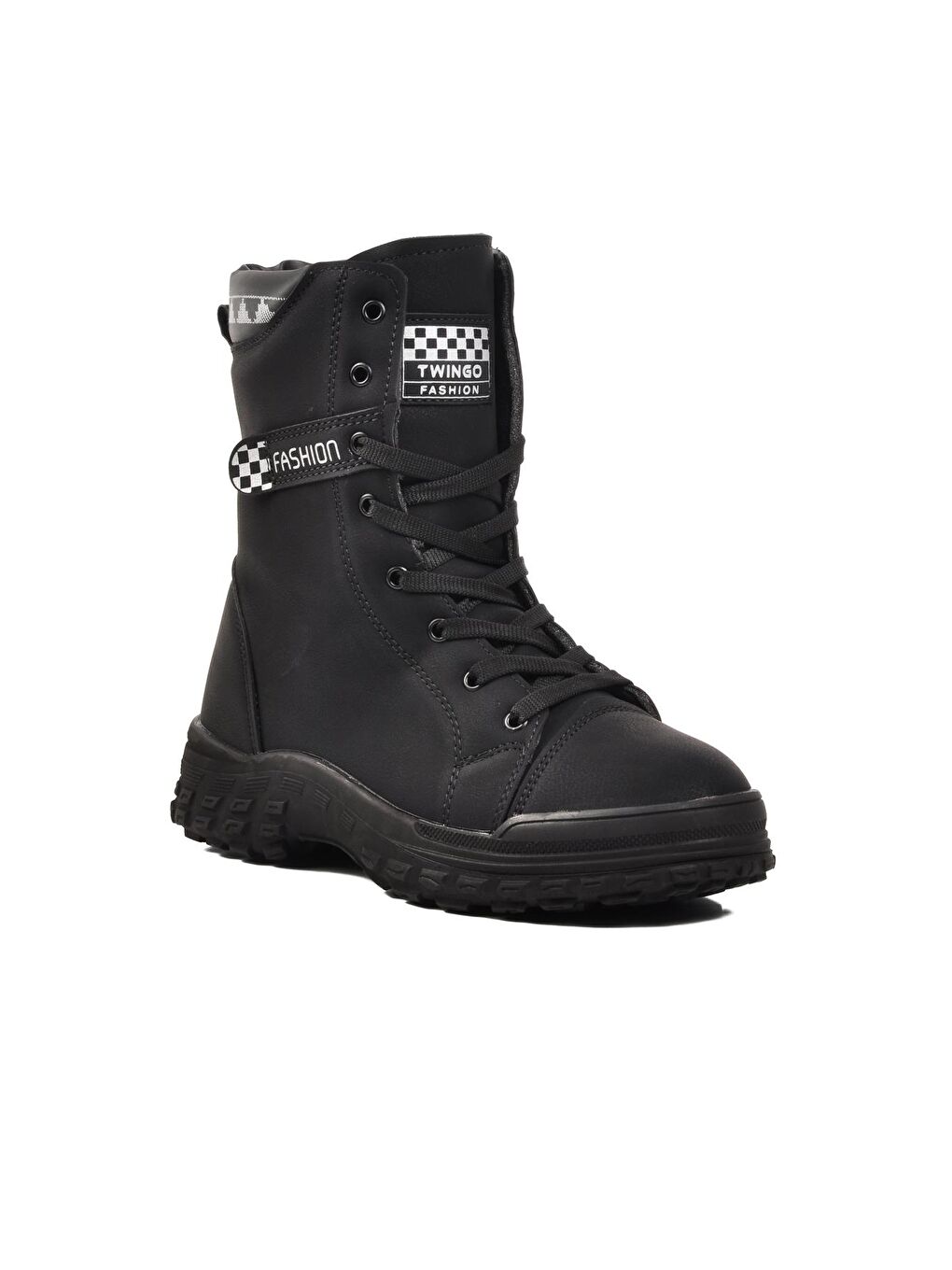 Lance Siyah Nubuk İçi Kürklü Kadın Bot-2