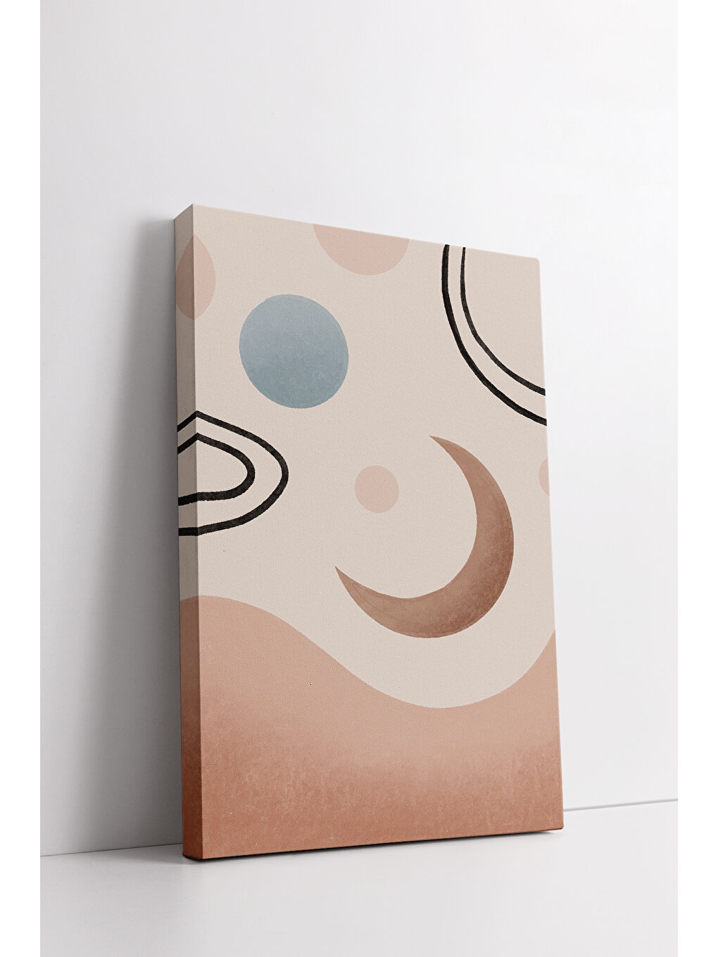 Beyaz Dekoratif 3 Parça Kanvas Tablo - 3CNVS1 - 30 x 40-1