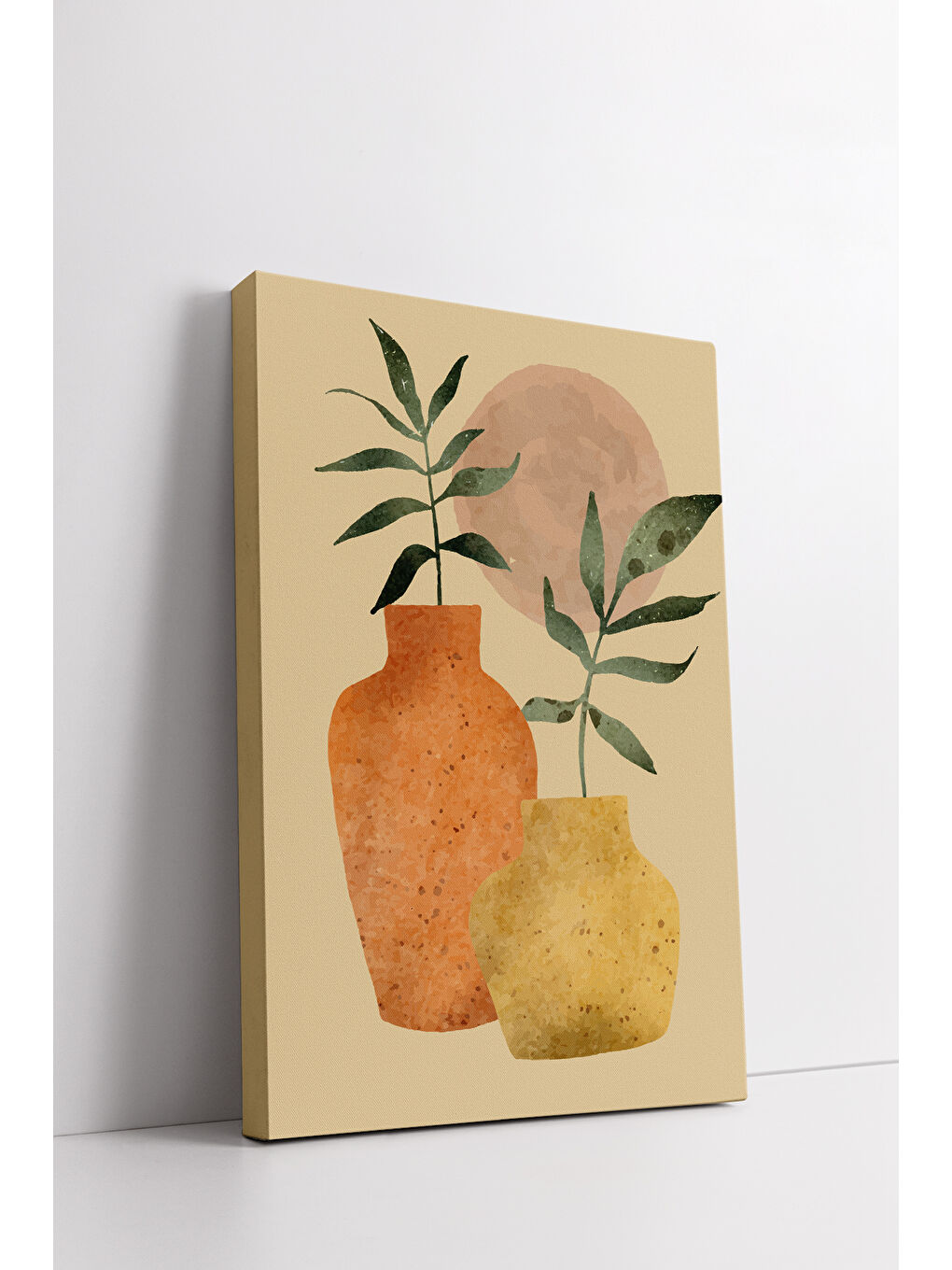 Beyaz Dekoratif 3 Parça Kanvas Tablo - 3CNVS19 - 20 x 30-1