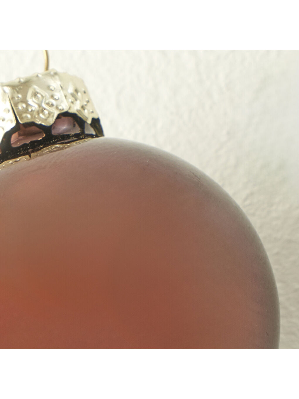 Christmas Yılbaşı Süsü 12'li Kahverengi (6 cm)-4