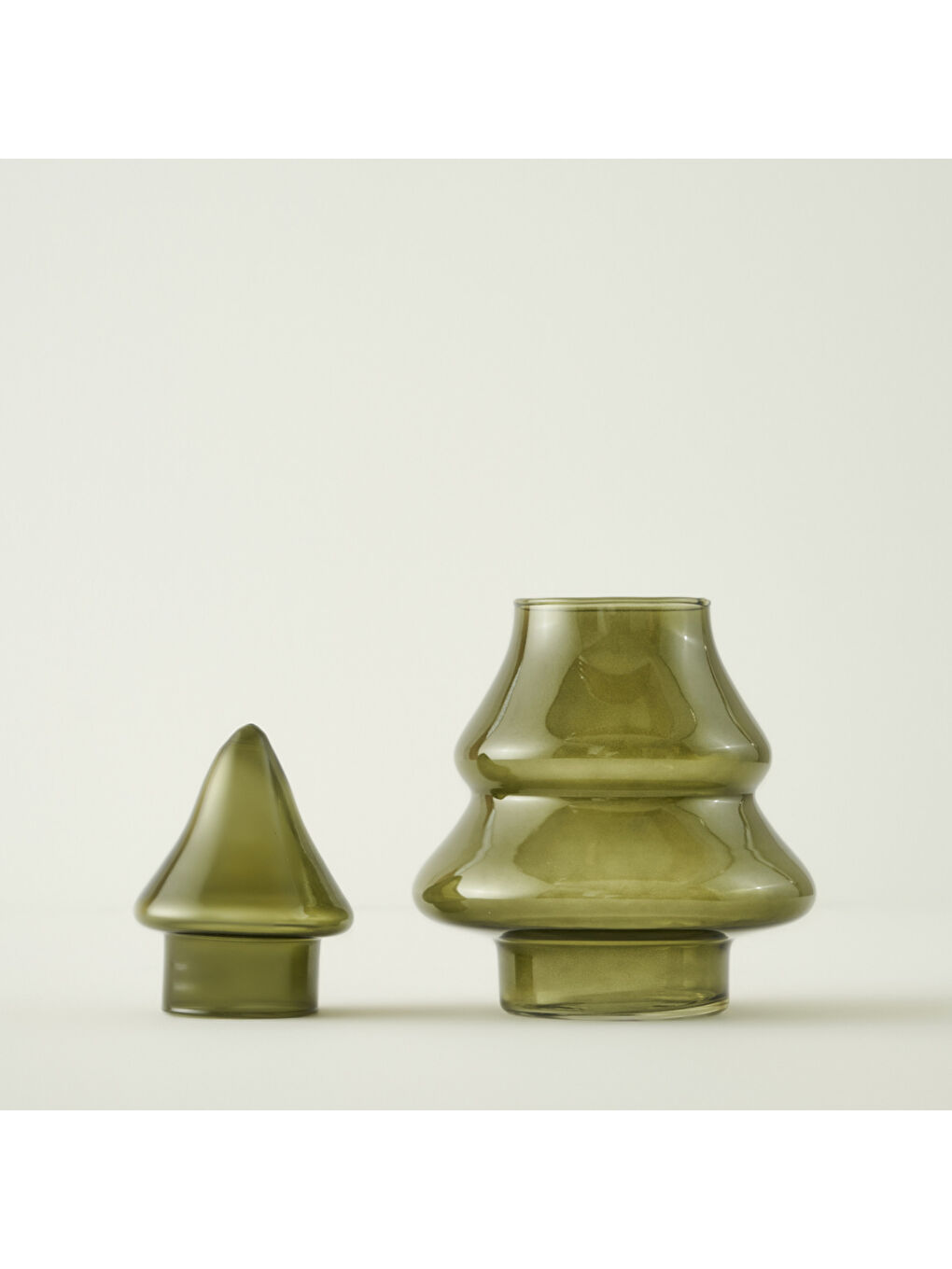 Pine Tree Yılbaşı Dekoratif Obje Koyu Yeşil (18x26 cm)-2