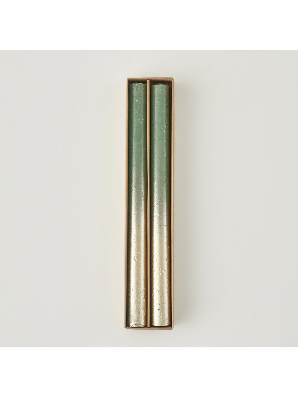 Clavel 2'li Şamdan Mum Mavi (2x25 cm)