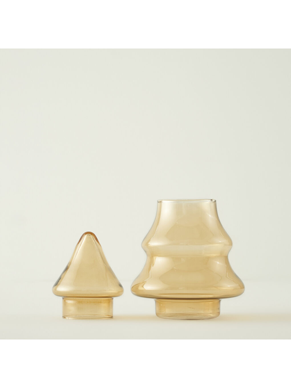 Turuncu Pine Yılbaşı Dekoratif Obje Amber (16x24 cm )-1