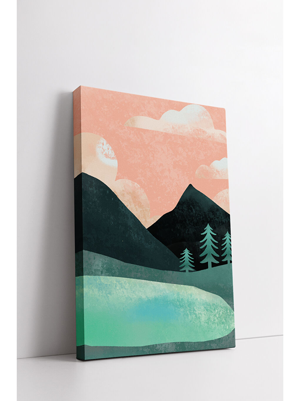 Beyaz Dekoratif 3 Parça Kanvas Tablo - 3CNVS5 - 40 x 60-2