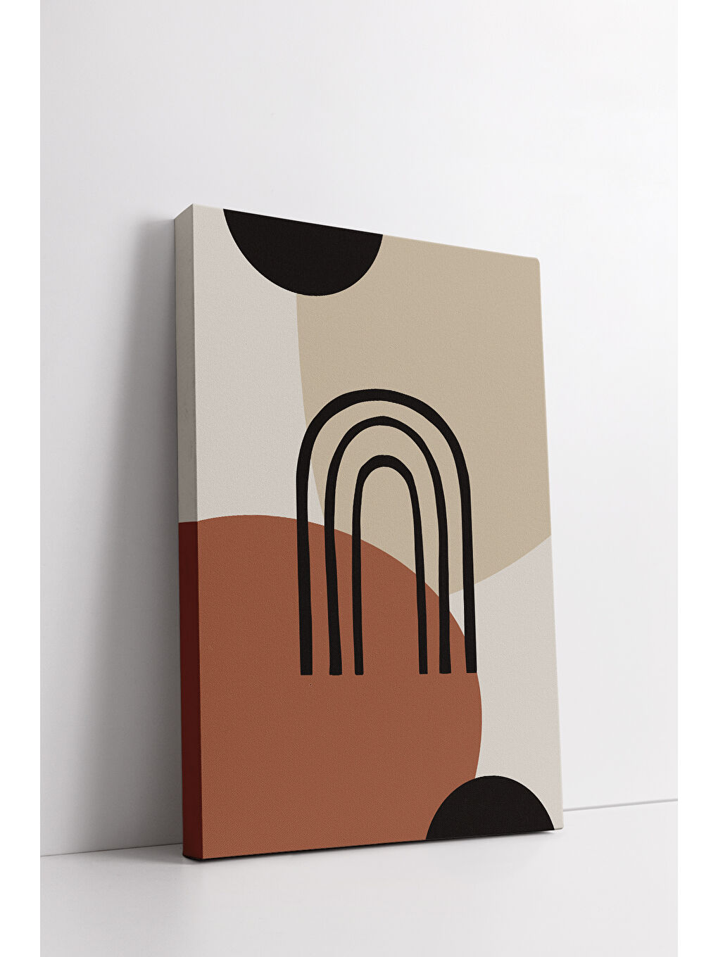 Beyaz Dekoratif 3 Parça Kanvas Tablo - 3CNVS9 - 30 x 40-2