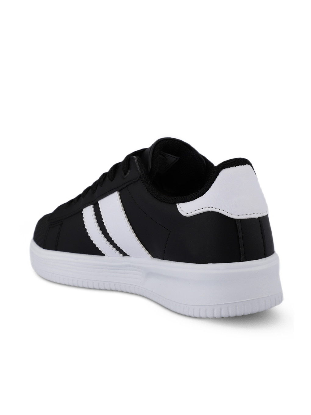 Zeno Erkek Sneaker Ayakkabı Siyah / Beyaz-2