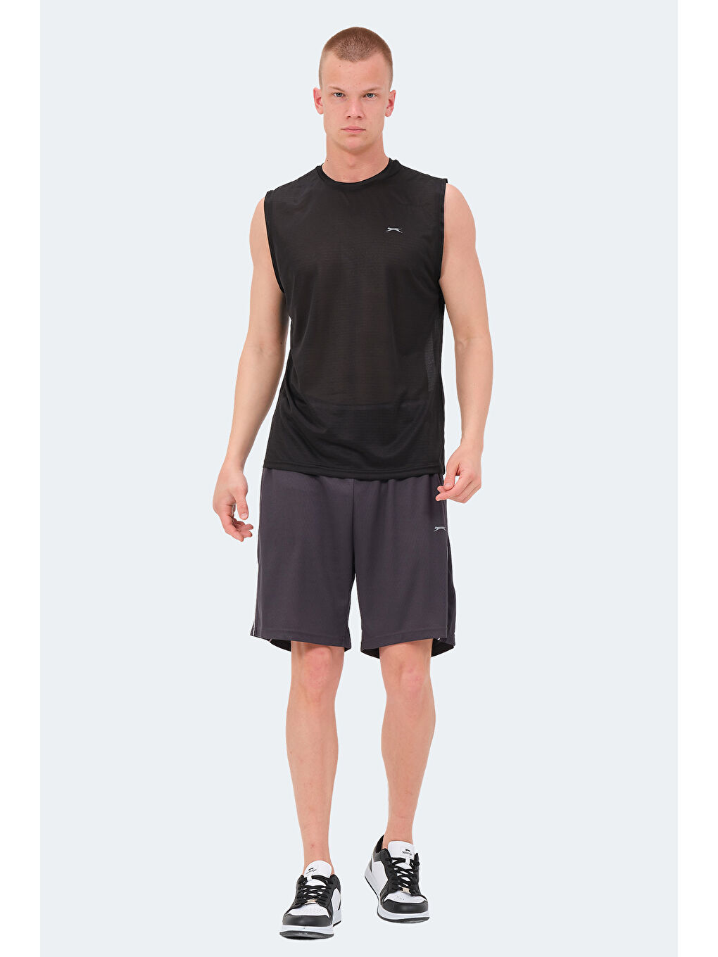 SLAZENGER ROM Erkek Tişört Siyah - 6