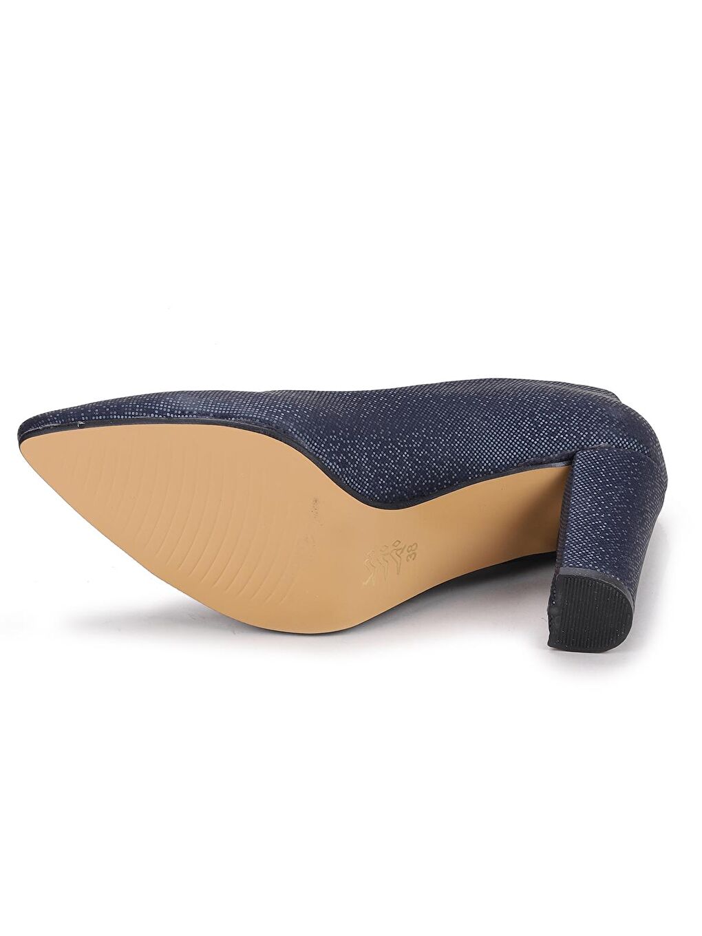 Lacivert Günlük 8 Cm Topuklu Kadın Ayakkabı 600.115 Mercan Kova-5