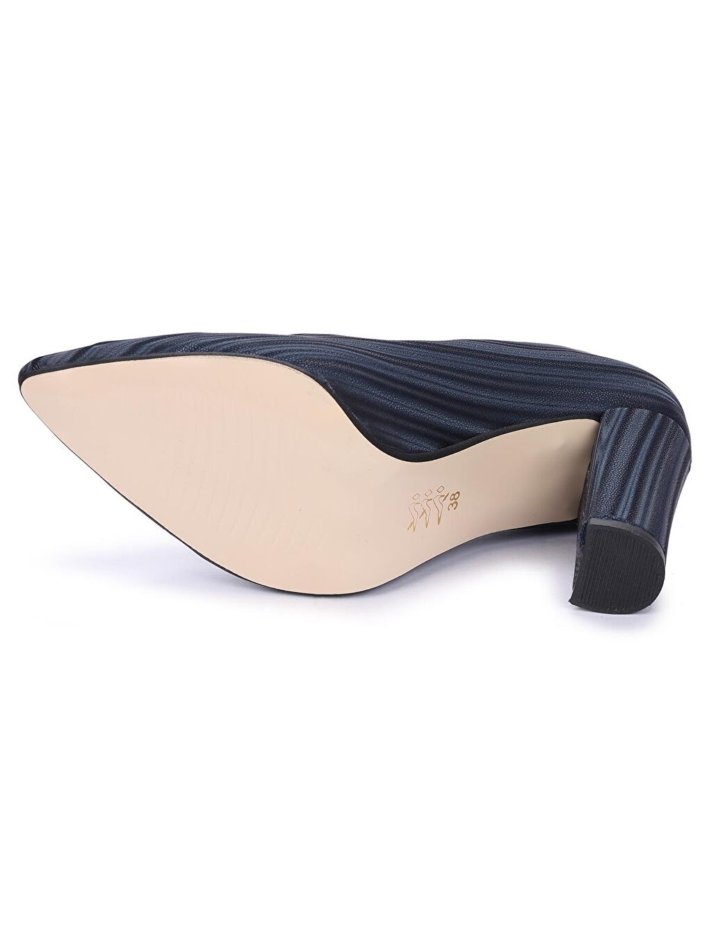 Lacivert 602.1110 Kadın 9 Cm Topuklu Ayakkabı Stiletto-5