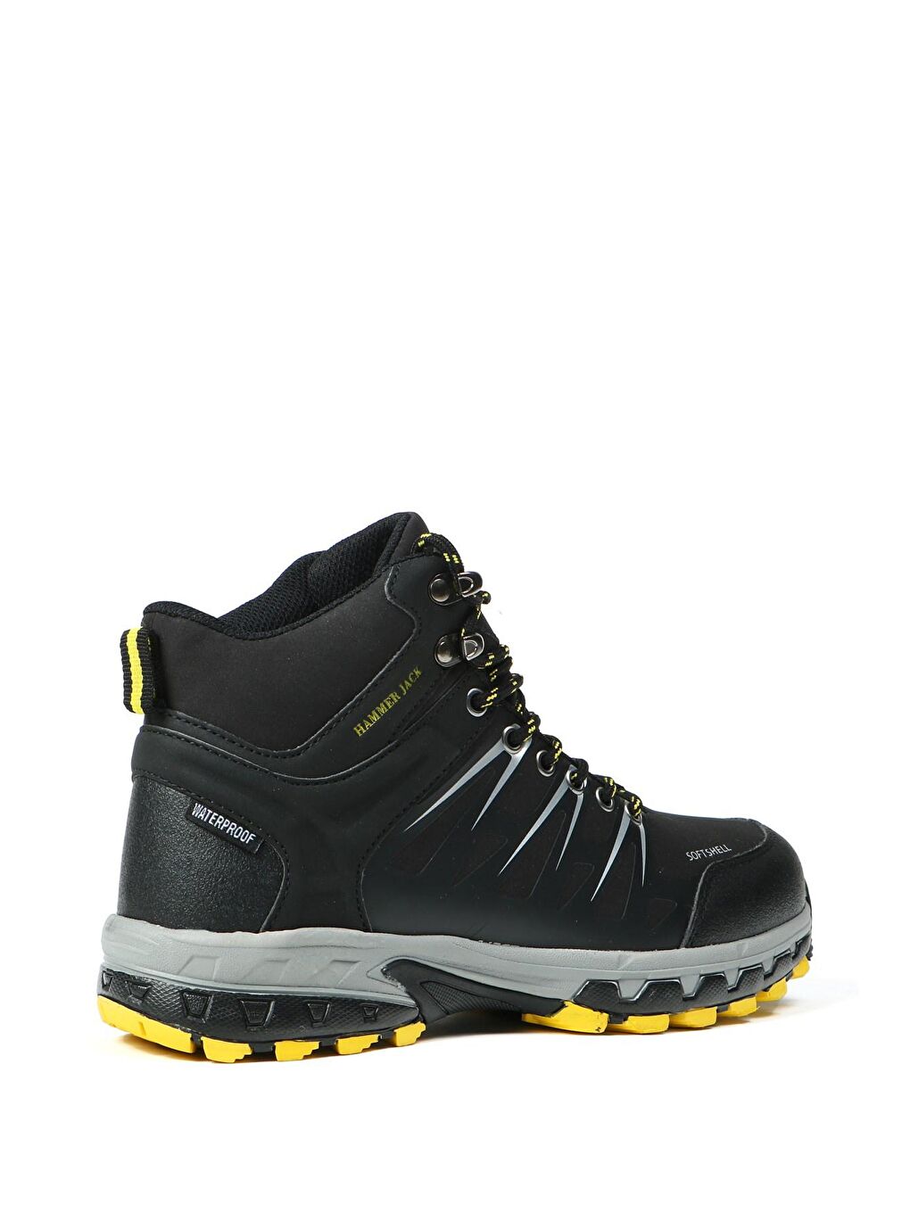 Hammer Jack Siyah Outdoor Su Geçirmez Siyah-Sarı  Unisex Bot - 3