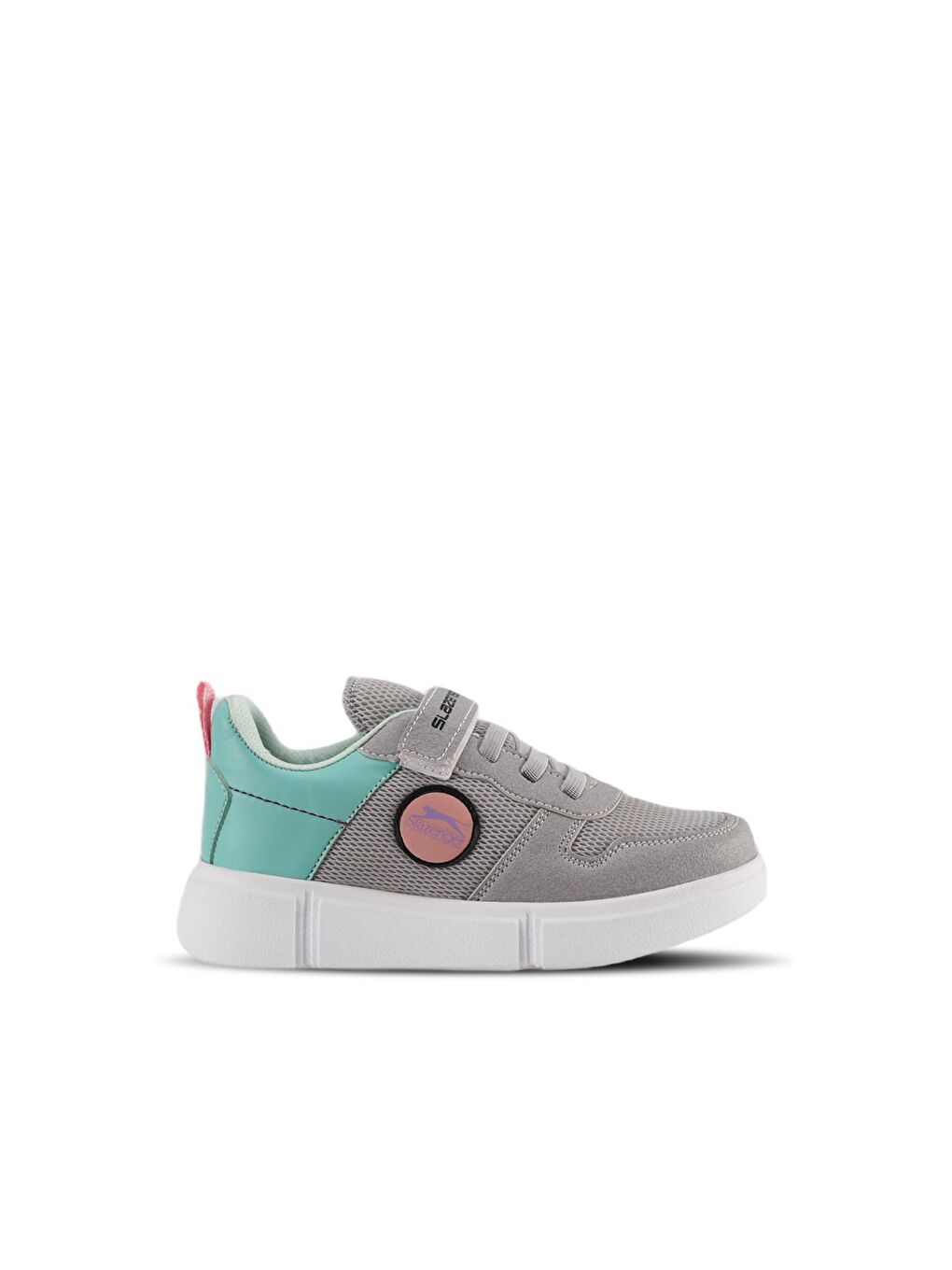 SLAZENGER KAVITHA KTN Sneaker Unisex Çocuk Ayakkabı Gri / Pembe