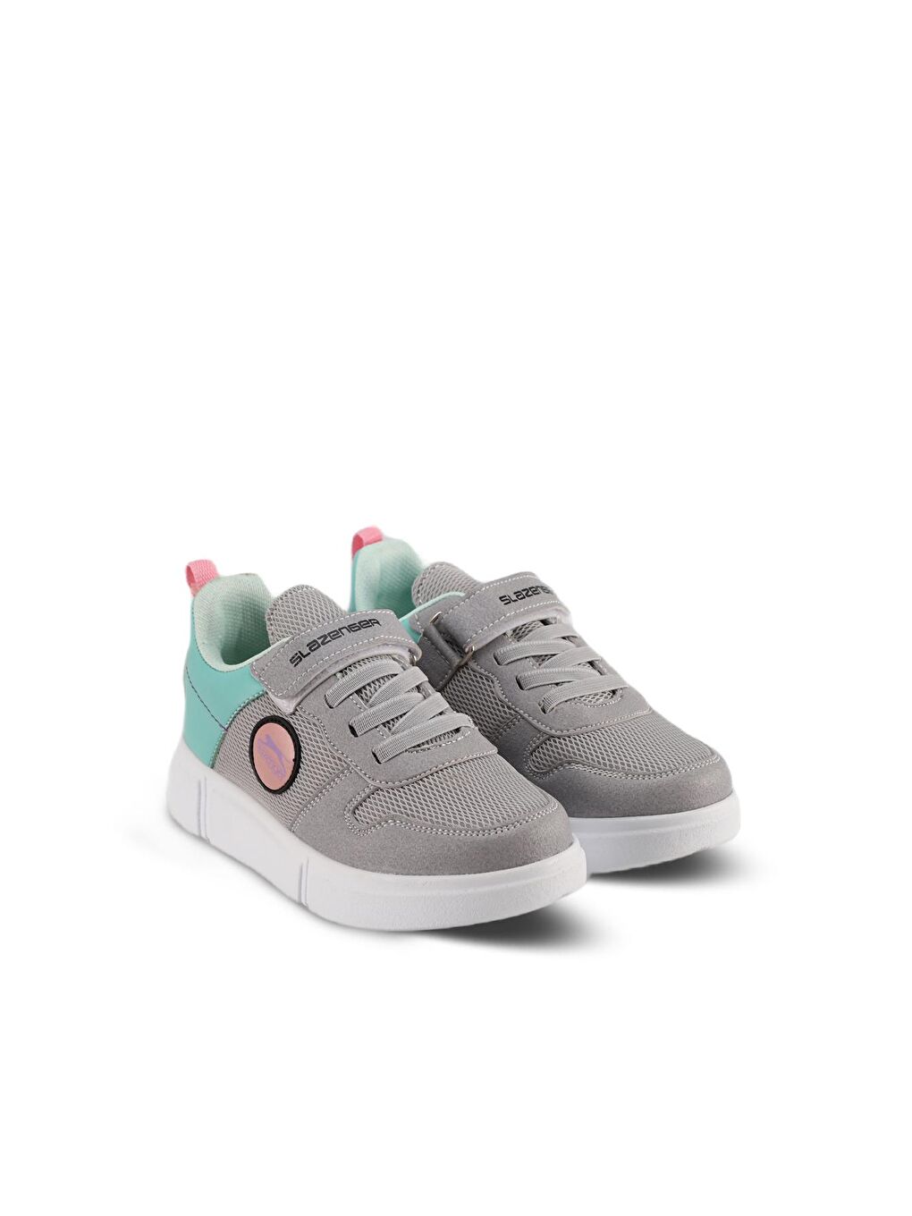 SLAZENGER KAVITHA KTN Sneaker Unisex Çocuk Ayakkabı Gri / Pembe - 1