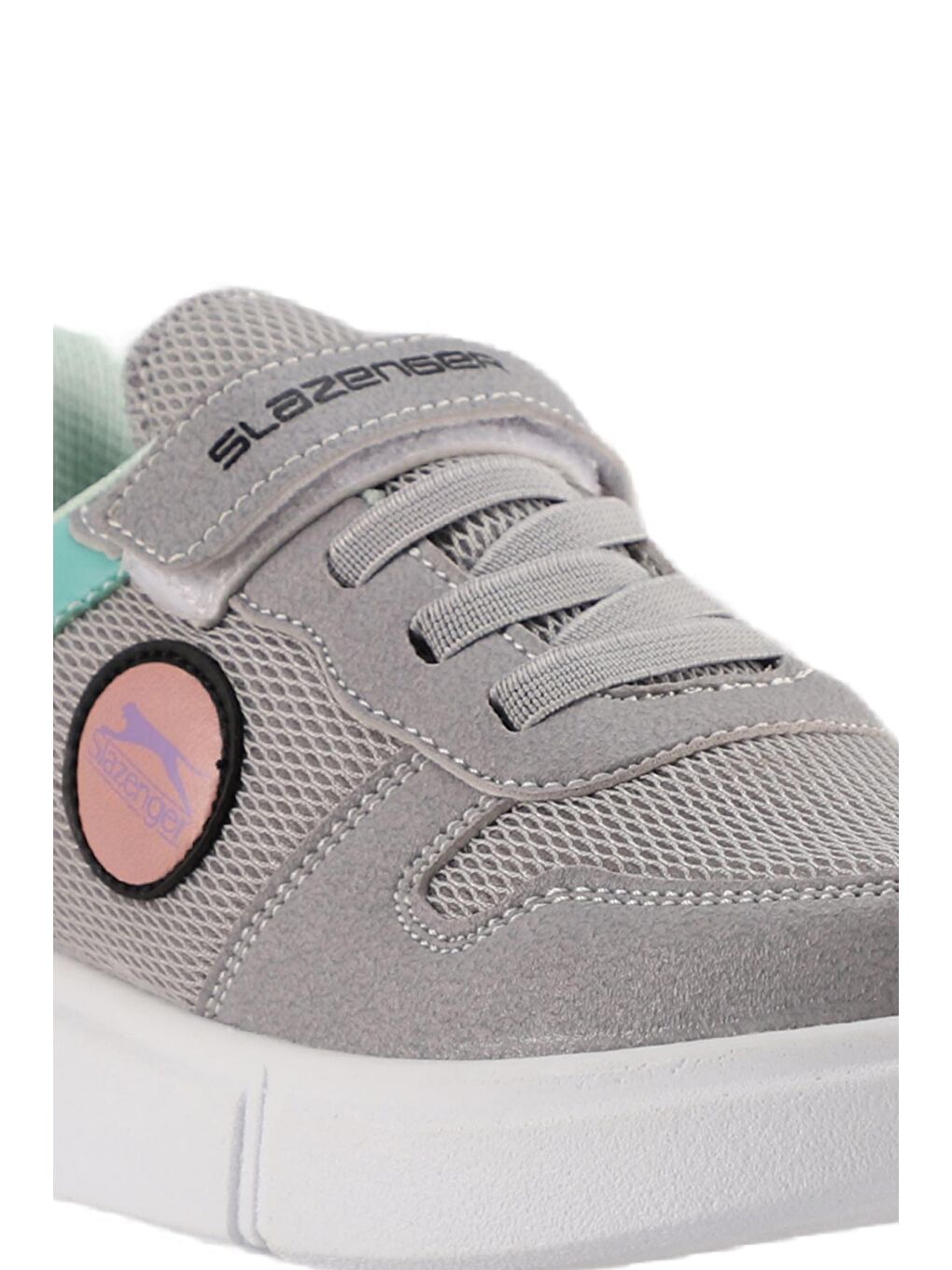 SLAZENGER KAVITHA KTN Sneaker Unisex Çocuk Ayakkabı Gri / Pembe - 3