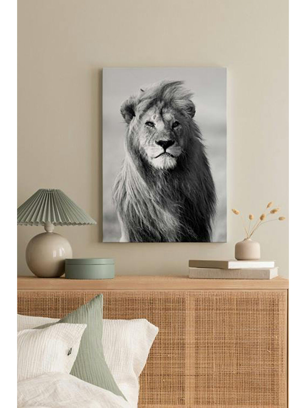 Beyaz Dekoratif Kanvas Duvar Tablo - ARTCANVAS21-70100