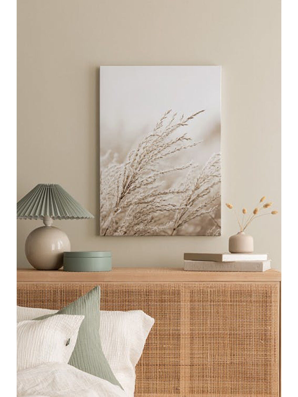 Beyaz Dekoratif Kanvas Duvar Tablo - ARTCANVAS25-70100