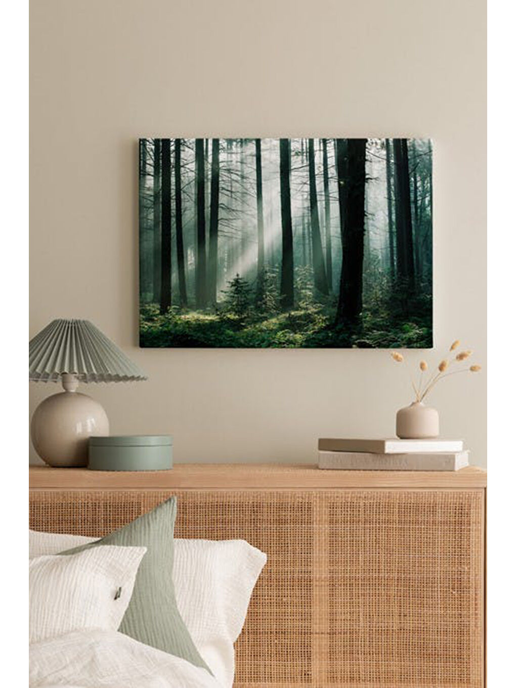 Beyaz Dekoratif Kanvas Duvar Tablo - ARTCANVAS30-4060