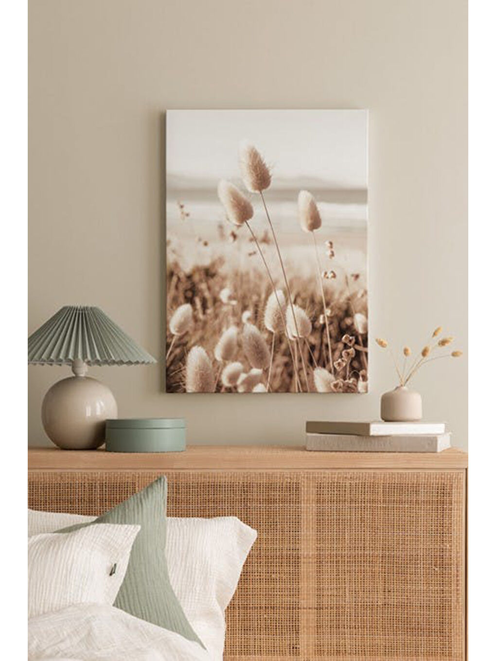 Beyaz Dekoratif Kanvas Duvar Tablo - ARTCANVAS43-70100