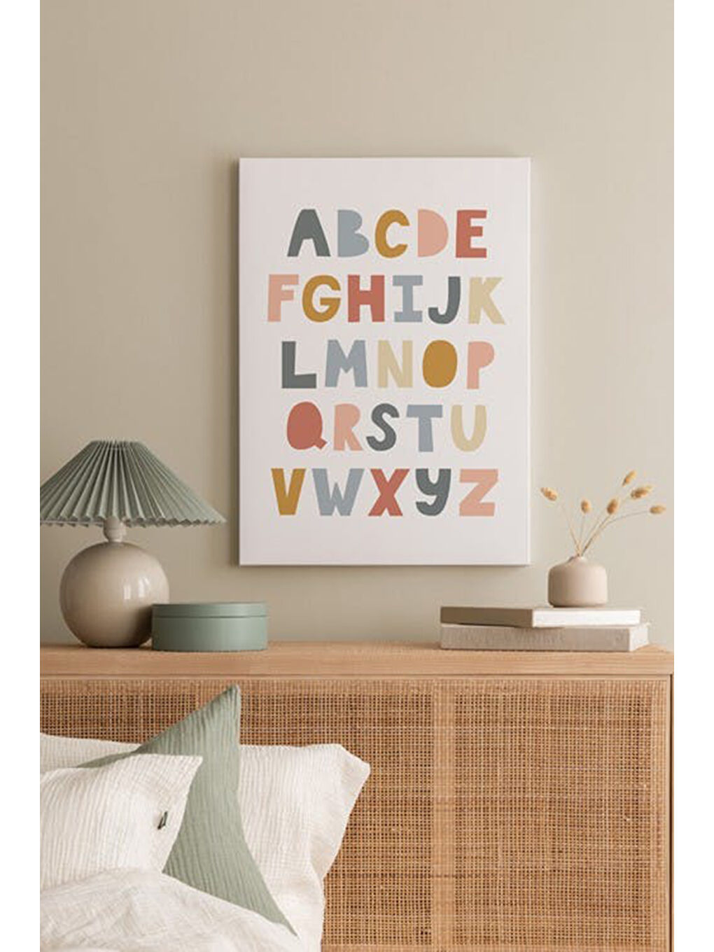 Beyaz Dekoratif Kanvas Duvar Tablo - ARTCANVAS56-4060