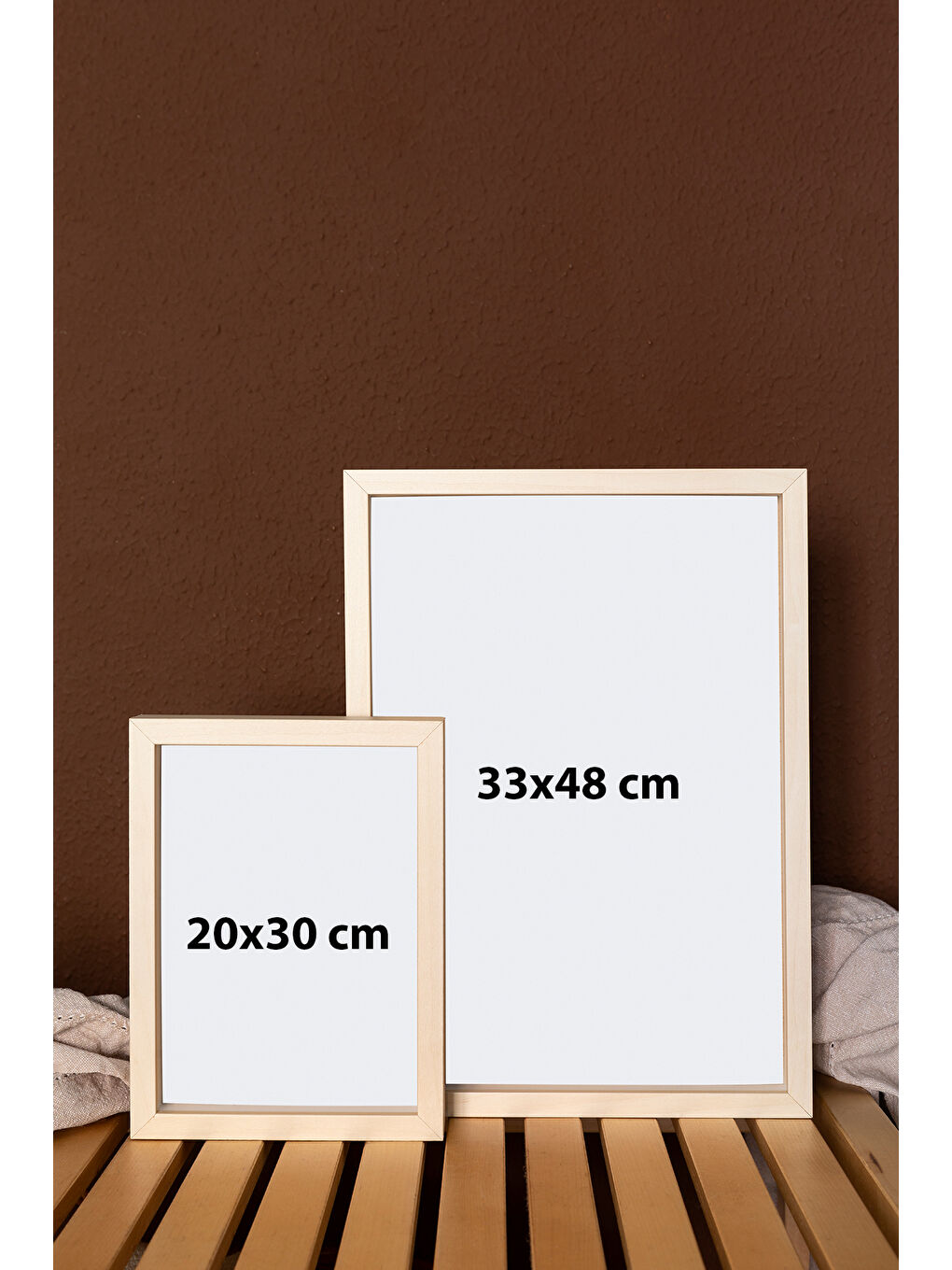 Beyaz 6 Parça Gerçek Ahşap Çerçeveli Tablo Seti - ARTAVESSASTKO15-3348-1