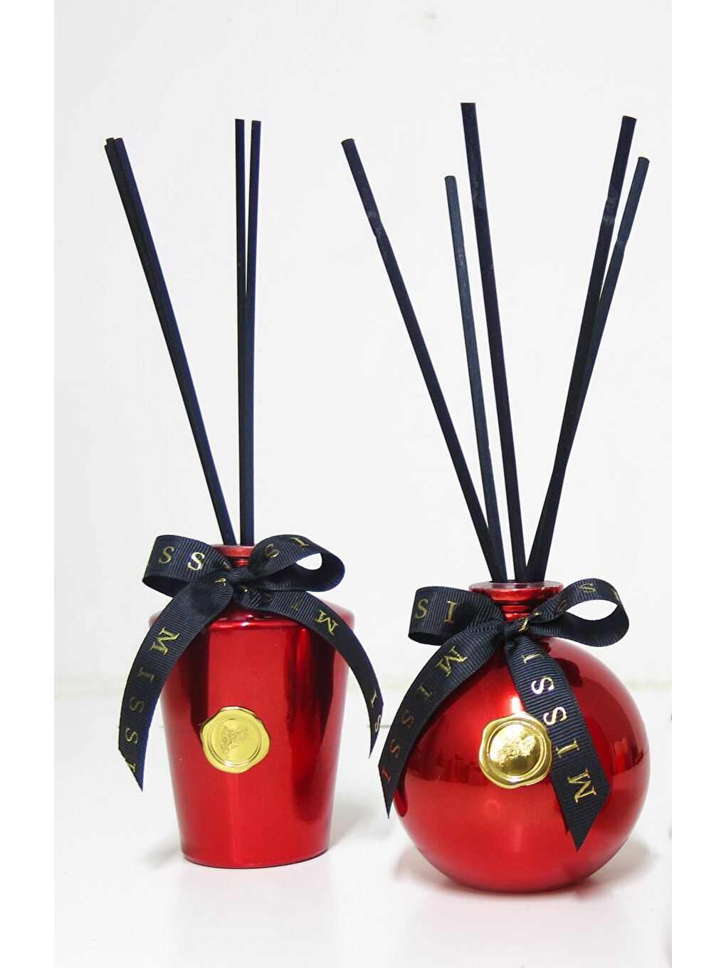 Yılbaşı Özel Kutulu 130 cc V Kesim Kırmızı Şişe Spice Orange Oda Kokusu-2