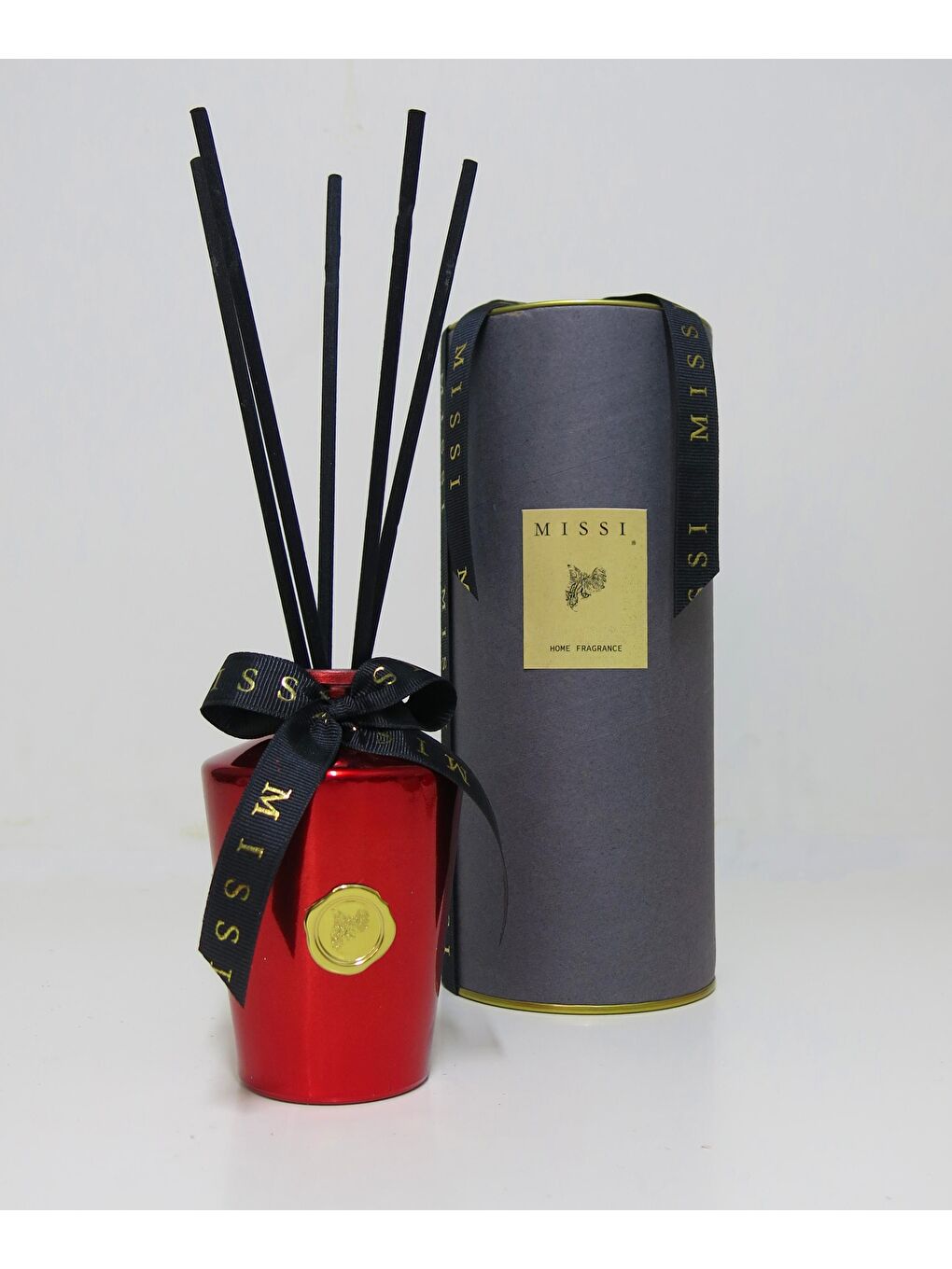 Yılbaşı Özel Kutulu 130 cc V Kesim Kırmızı Şişe Spice Orange Oda Kokusu-3