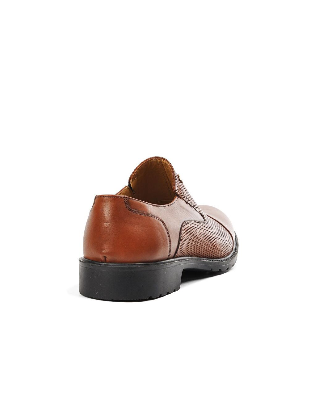 Kahverengi Taba Hakiki Deri Erkek Klasik Ayakkabı 8599-3