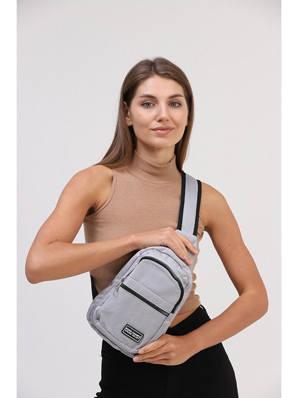 Gri Sırt ve Göğüs Çantası-2