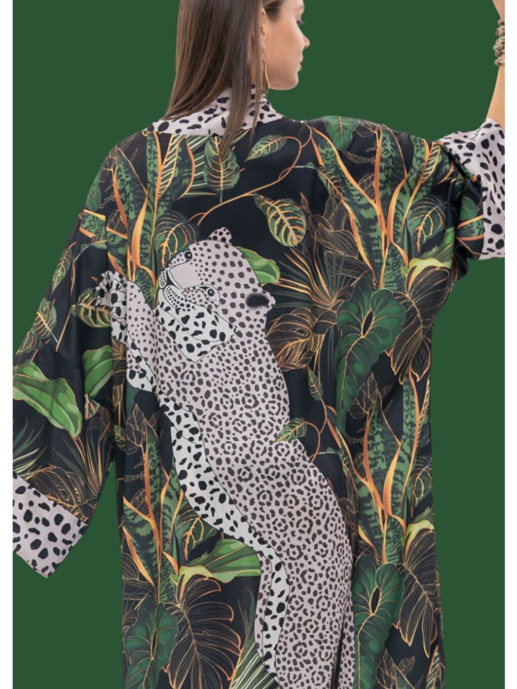 Karışık Kaplan Kimono-1