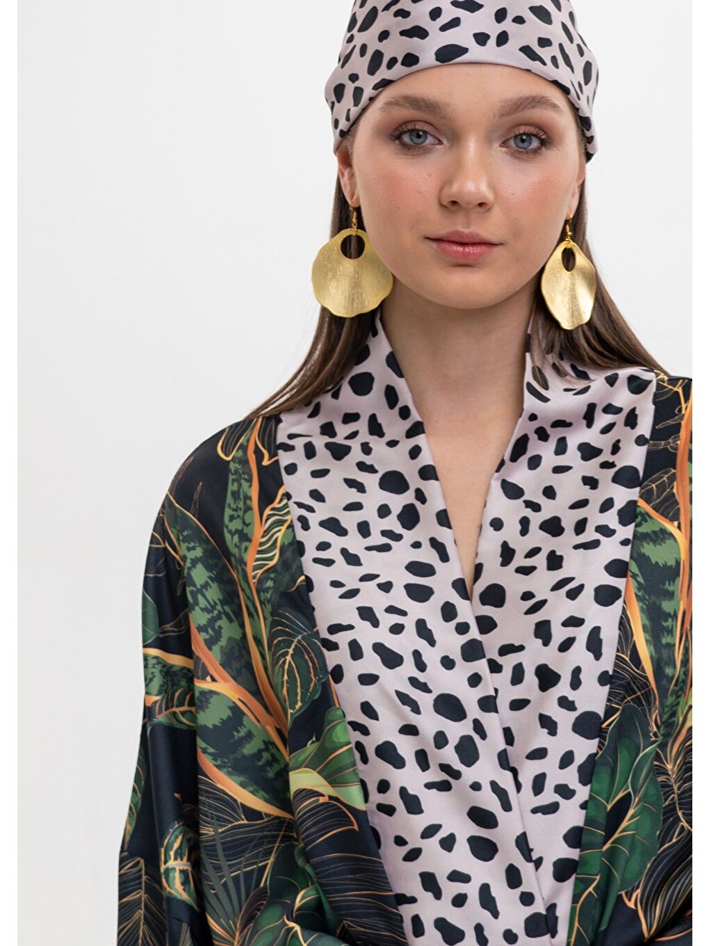 Karışık Kaplan Kimono-2