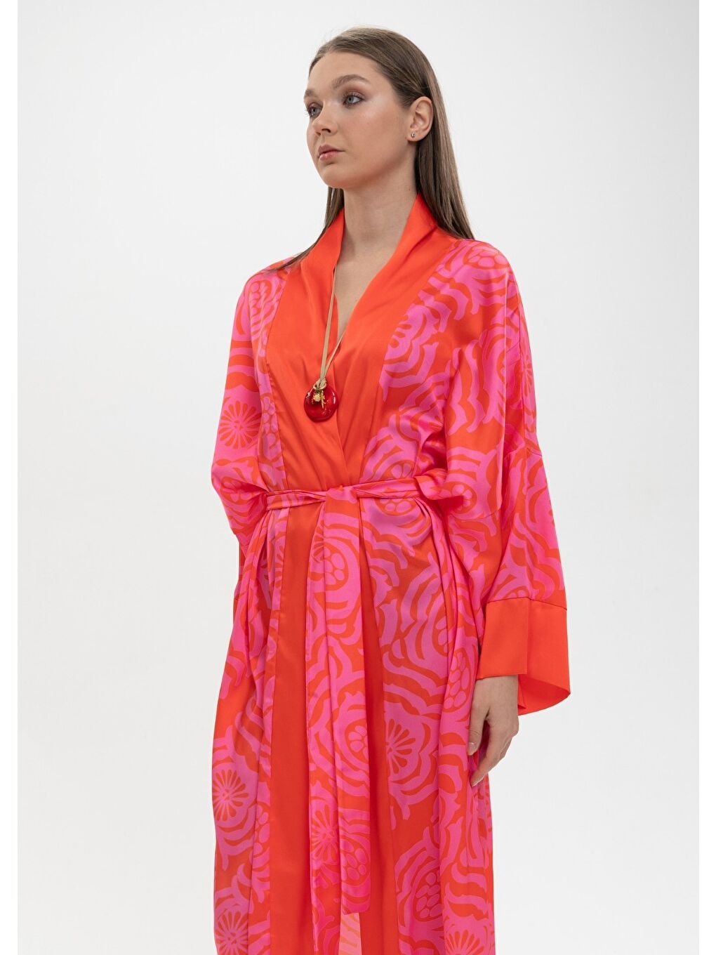 Dinamik Pembe Kimono-3