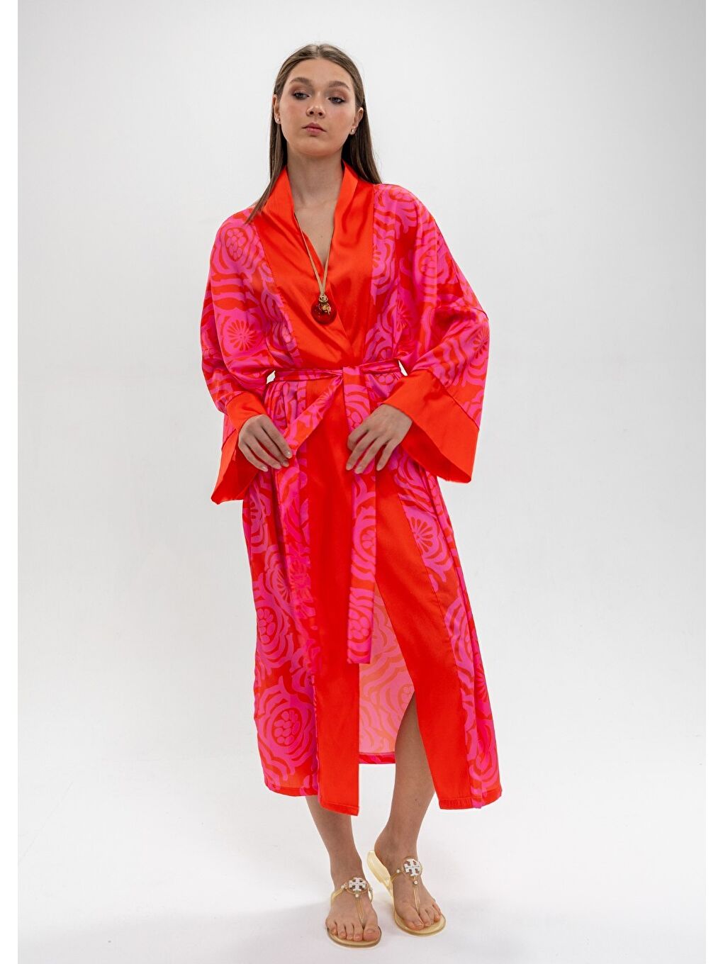 Dinamik Pembe Kimono-4
