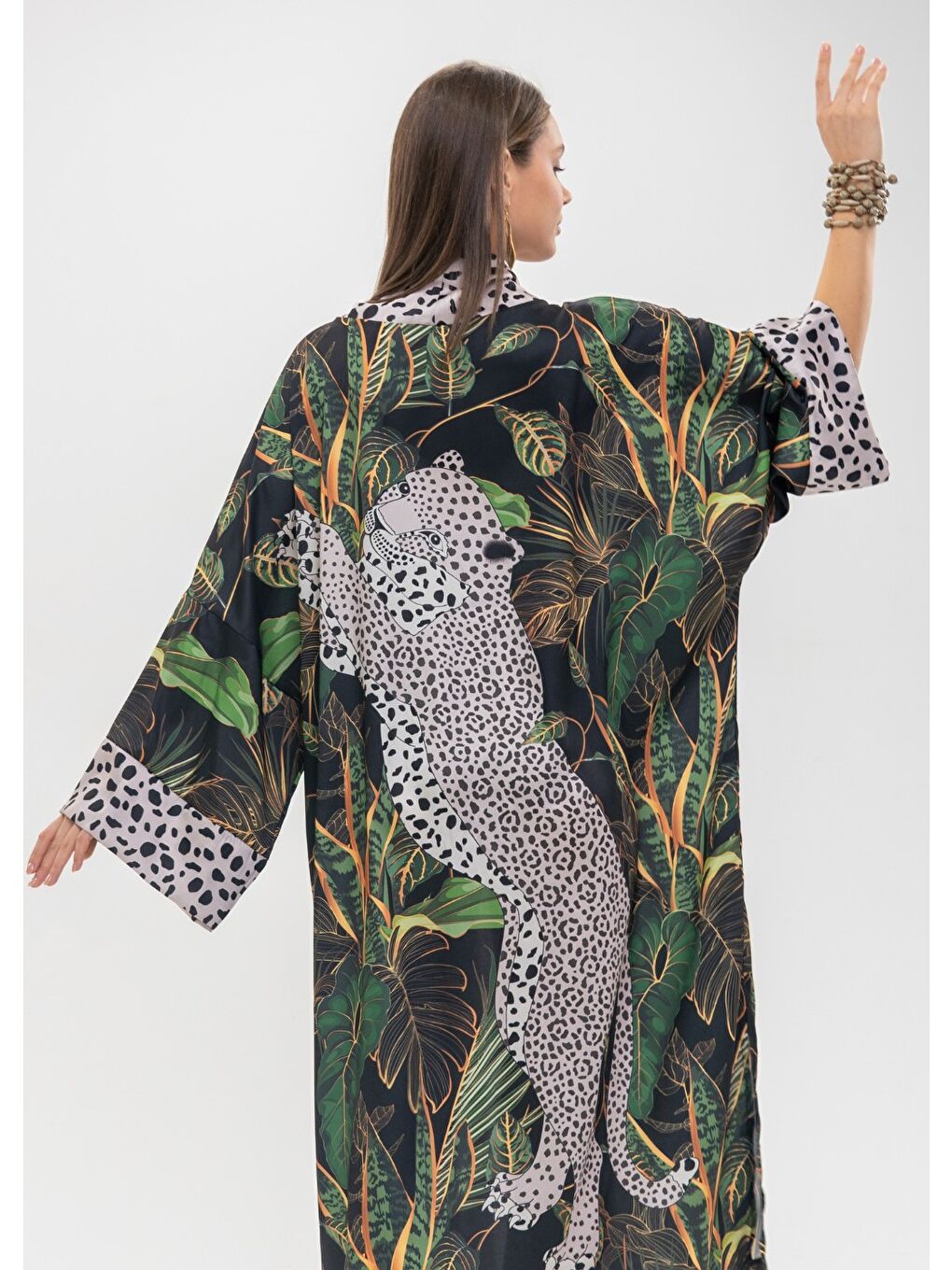 Karışık Kaplan Kimono-5