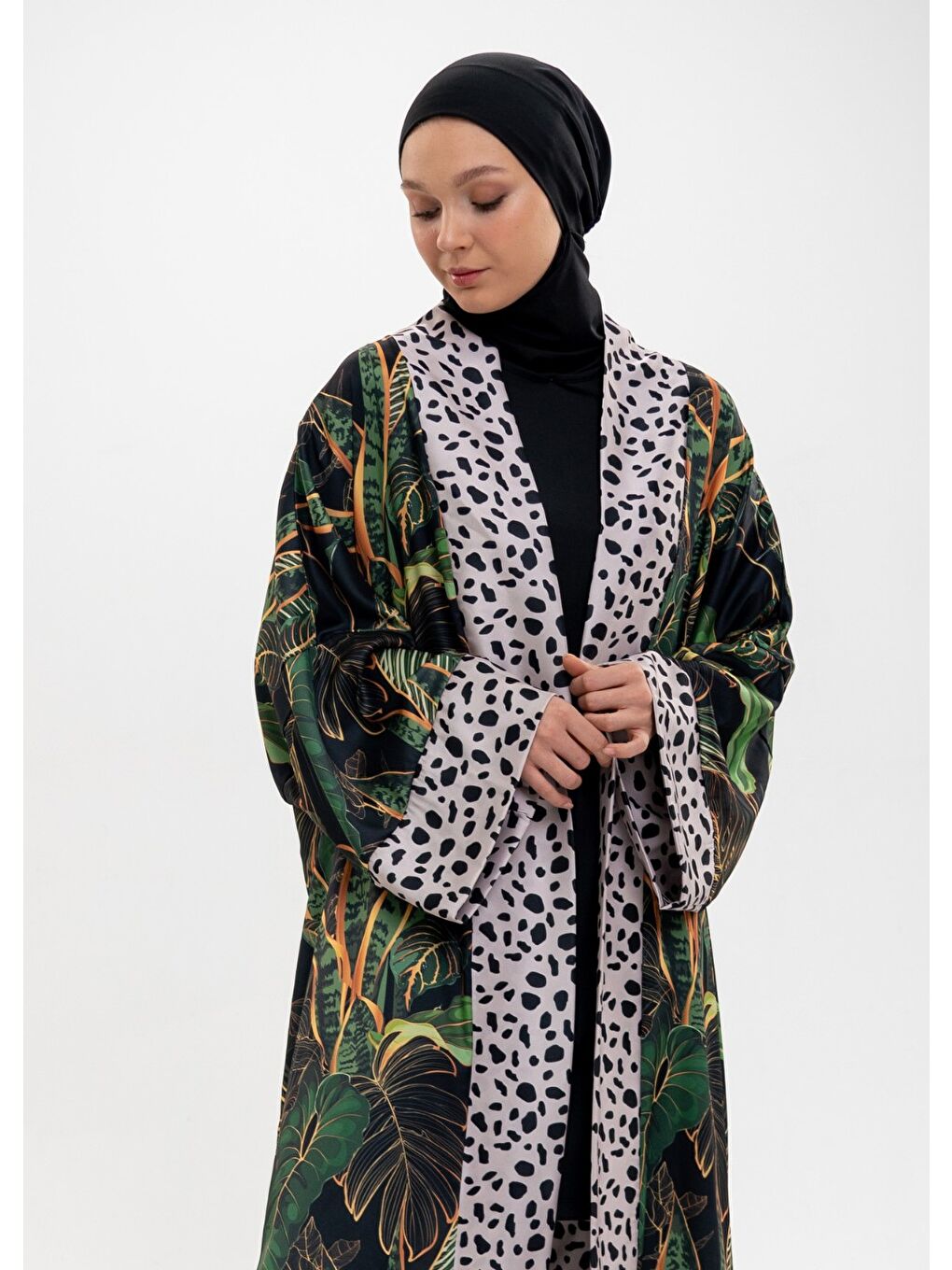 Karışık Kaplan Kimono-7