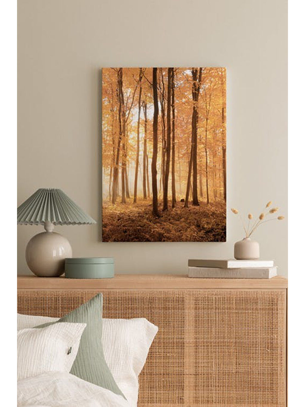 Beyaz Dekoratif Kanvas Duvar Tablo - ARTCANVAS121-4060