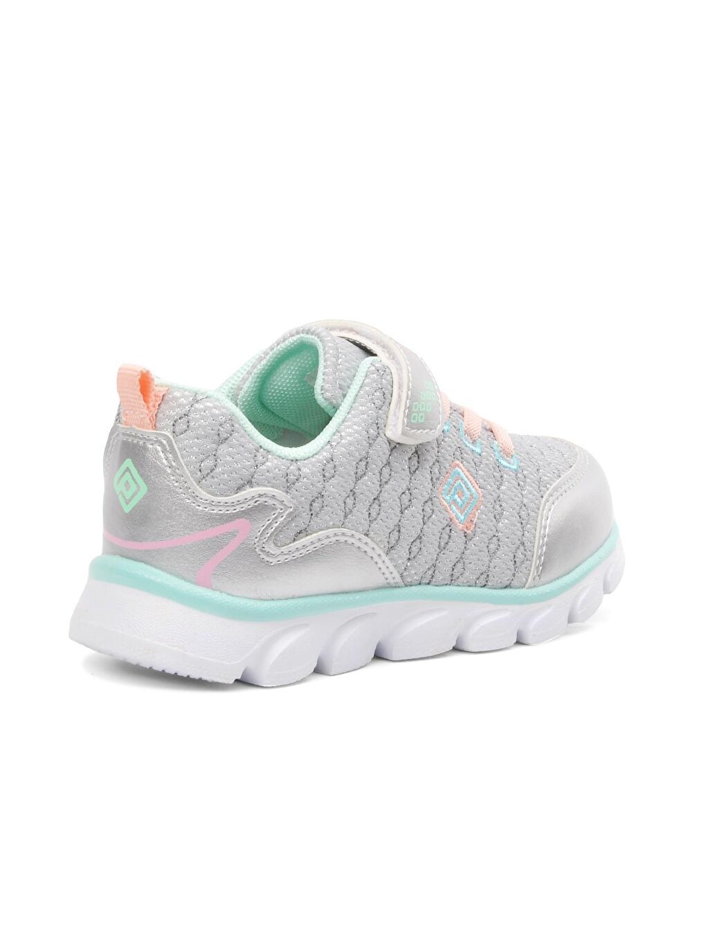 Mavi Buz-Su Yeşili Cırtlı Kız Çocuk Spor Ayakkabı 1259-3