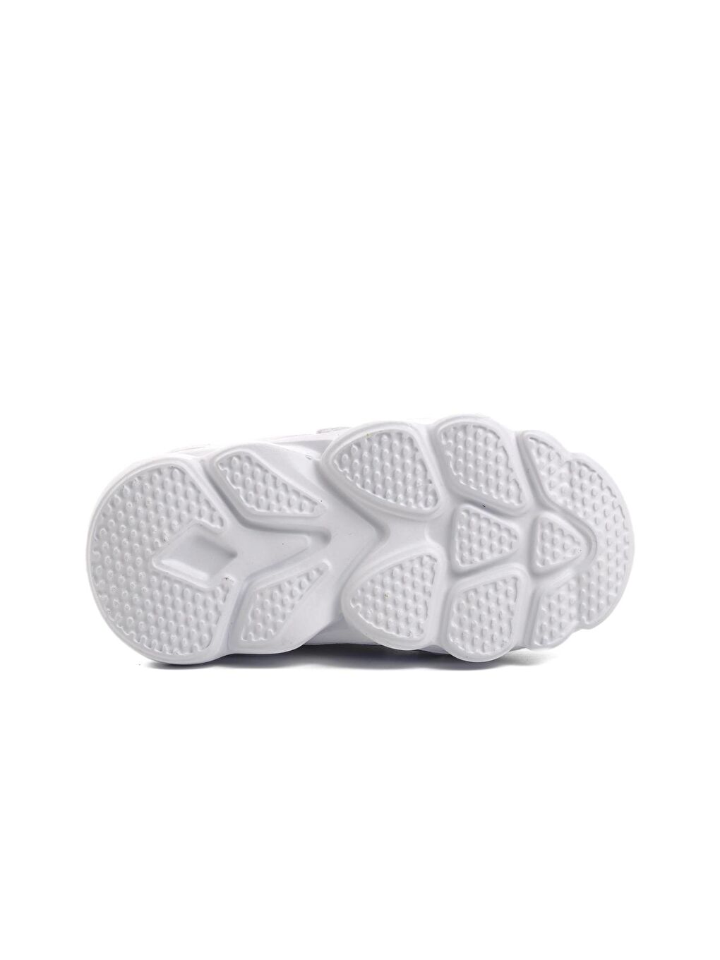 Beyaz Pembe-Lila Unisex Cırtlı Bebek Spor Ayakkabı 1253-4