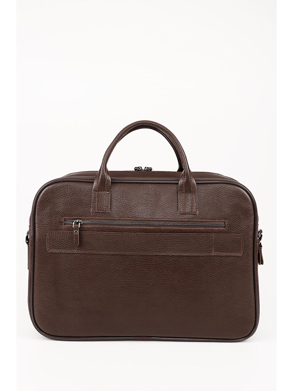 Kahverengi KAHVERENGİ  Hakiki Deri Unisex Büyük Boy Evrak Çantası B0623-3