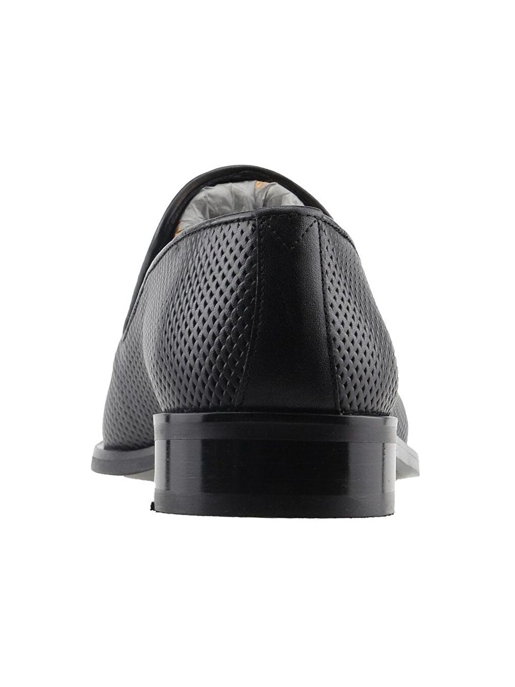 Siyah 1571 Günlük %100 Deri Klasik Erkek Ayakkabı-3